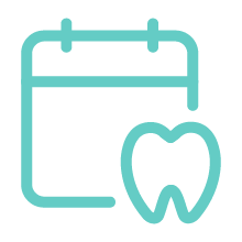 calendar icon with tooth